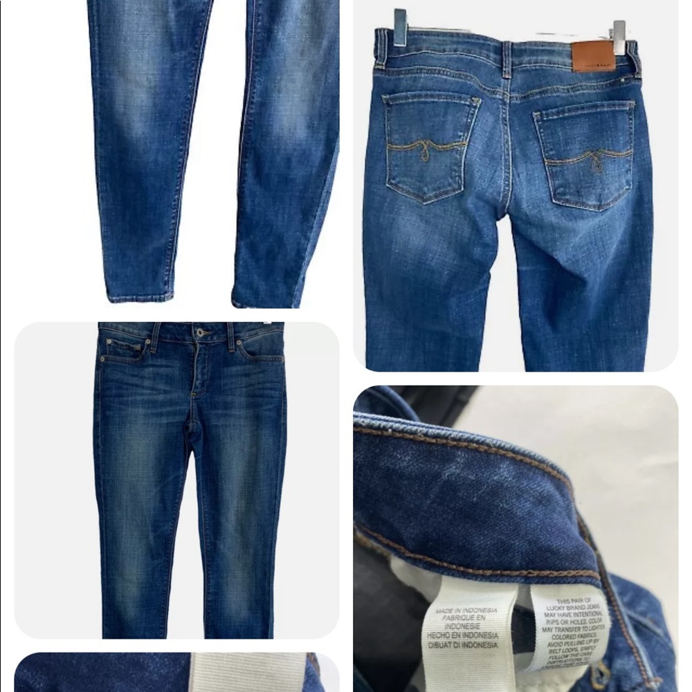 Lucky Brand Lolita Skinny Women’s Size 2/26 Blue Stretch Denim Jeans - Picture 3 of 16